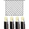 EXTRA SYSTEM LED Ljusnät 2m 100LED Varmvit/Svart IP44