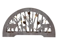 FAUNA Bordsdekoration Lazercut 25cm 10LED Natur
