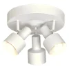 FERDINAND takspot 3:a rund Vit 30cm