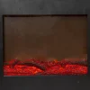 FIREPLACE Inomhusdekoration Batteri 50cm Svart