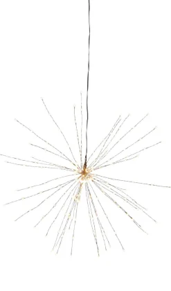 FIREWORK Hängande dekoration 45cm 200LED Svart