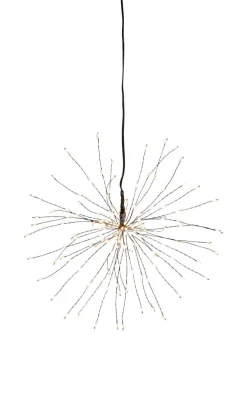 FIREWORK Hängande dekoration 26cm 120LED Svart