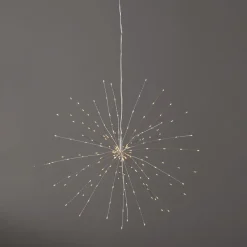 FIREWORK Hängande dekoration 45cm 200LED Silver