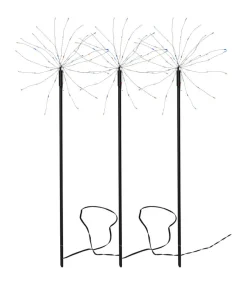 FIREWORK 3-Pack Utedekoration 65cm 180LED Flerfärgad IP44