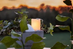 FLAME CANDLE LED Gravljus 7cm Vit IP44