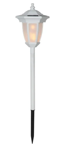 FLAME Solcellsdekoration 63cm Vit IP44