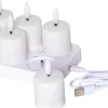 FLAMME CHARGE Votivljus 6-pack 6cm
