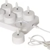 FLAMME CHARGE Värmeljus 6-pack 14cm