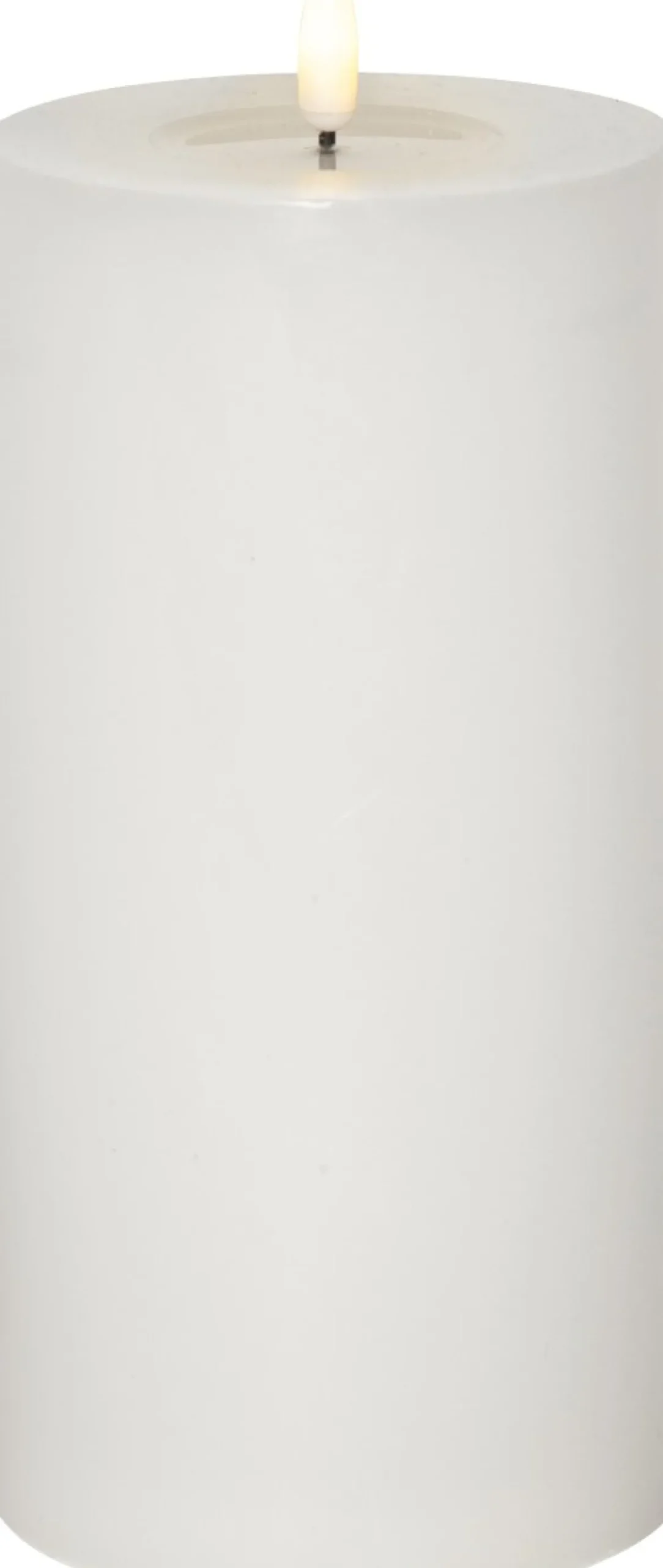 FLAMME FLOW BIG Blockljus Batteri 22,5cm Vit