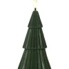 FLAMME GRANY LED-Blockljus15cm Grön
