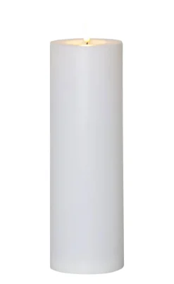 FLAMME RAK LED-Dekorationsljus 32,5cm Vit
