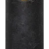 FLAMME RUSTIC LED-Blockljus 15cm Svart