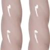 FLAMME SHINE LED-Antikljus 2-pack 24,5cm Rosa