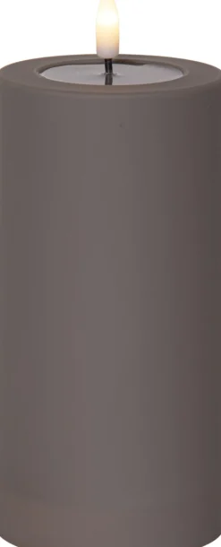 FLAMME SOFT LED-Blockljus 17,5cm LED Mullvad
