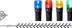 FLASHY Ljusslinga 30m 1500LED Flerfärgad/Svart IP44