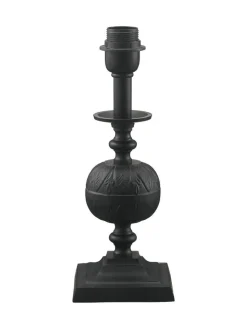 FLORY Lampfot E27 33cm Svart