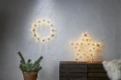 FLOWER RING Siluett 50cm 120LED Vit