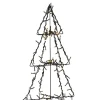FOLDY GRAN Utedekoration 50cm 90LED Svart IP44