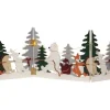 FOREST FRIENDS Bordsdekoration Dragkamp Batteri 48cm Flerfärgad