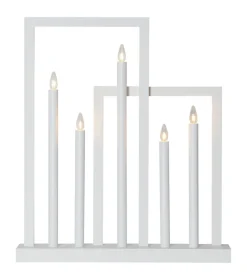 FRAME Träljusstake 45cm Vit