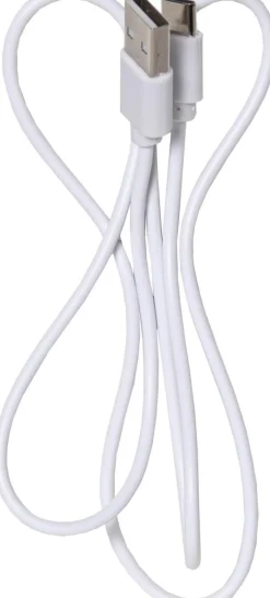 FUNCTIONAL Bord/Vägg/Klämmlampa USB-Laddbar 38cm Vit