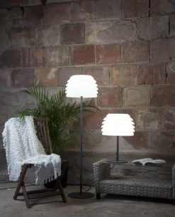 GARDENLIGHT Golvlampa Utomhus 150cm Vit IP65