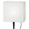 GARDENLIGHT Utedekoration Kub 30,5cm Vit IP65