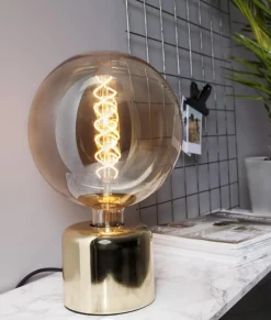 GLANS Lampfot E27 12cm Mässing