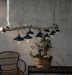 GLOBE SHADE Solcells-ljusslinga 180cm Svart