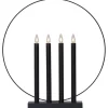 GLORY Ljusstake 45cm Svart
