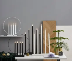 GLORY Ljusstake 45cm Svart