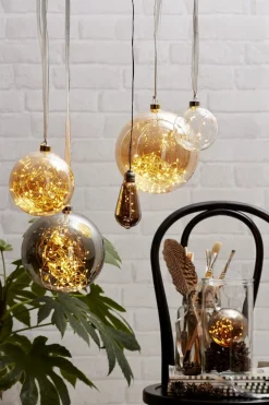 GLOW Glaskula 20cm Amber