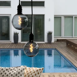 GRAVITY sladdställ 150cm 12V Svart IP44