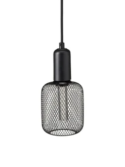 GRID Fönsterlampa Cylinder 10cm Svart
