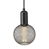 GRID Fönsterlampa Rund 12,5cm Svart