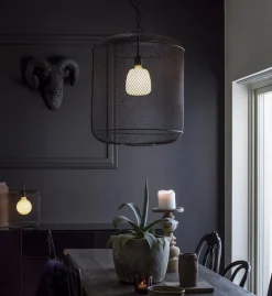 GRID Taklampa 40cm Svart