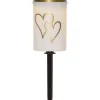 HEARTY Solcellsljus 12cm Vit