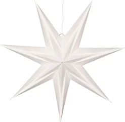 HOLLY Pappersstjärna 60cm Vit