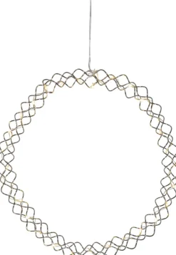 HOOP Inomhuskrans 30LED 30cm Krom
