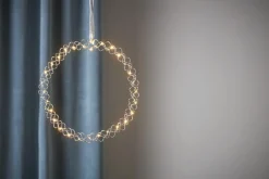 HOOP Inomhuskrans 30LED 30cm Krom