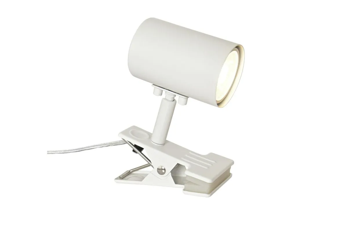 Hugin Klämlampa 15,5cm Vit