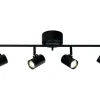 HUGIN Takspot Rak 4a Svart 75cm