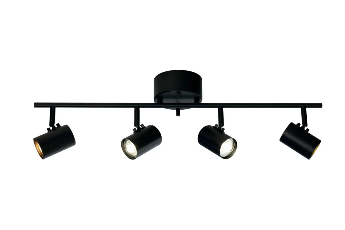 HUGIN Takspot Rak 4a Svart 75cm