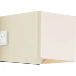 ISEO Vägglampa USB-Laddbar 10cm Beige IP44