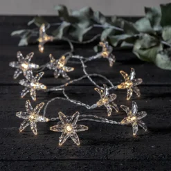 IZY Ljusslinga Blommor Batteri 135cm 10LED Varmvit/Klar