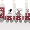 JOLLY Ljusstake Tåg Batteri 14,5cm Röd