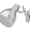 KLÄMMA Vägglampa 10cm Krom
