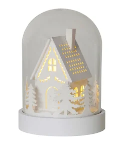 Kupol Lykta Hus 17,5cm Vit