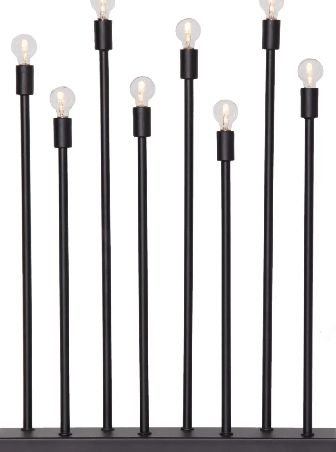 LADDA USB Ljusstake 40cm Svart