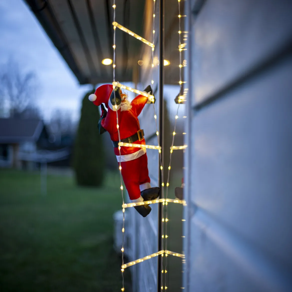 LADDE Siluett Klättrande Tomte 200cm IP44